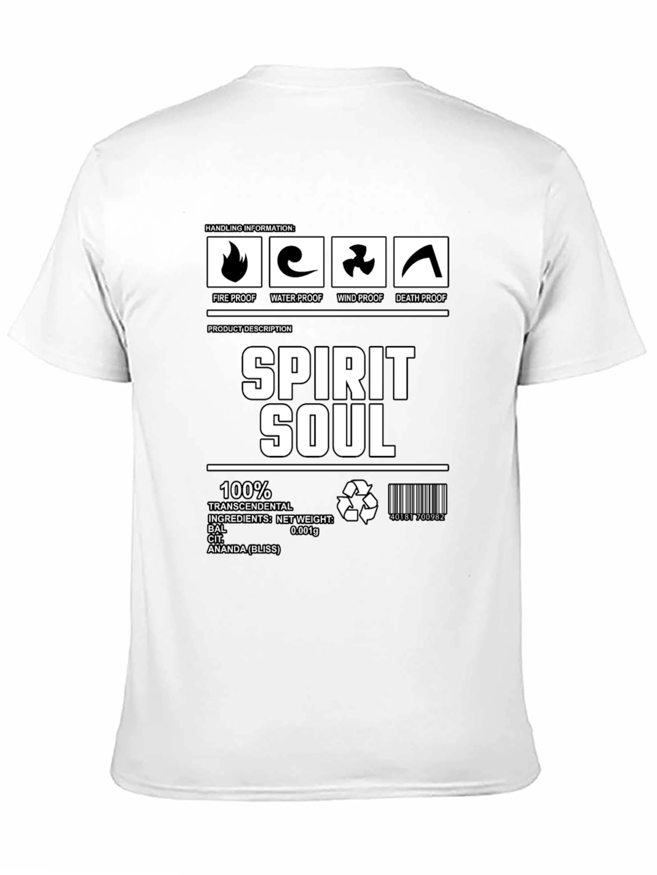 Spirit Soul Funny Graphic T-Shirt