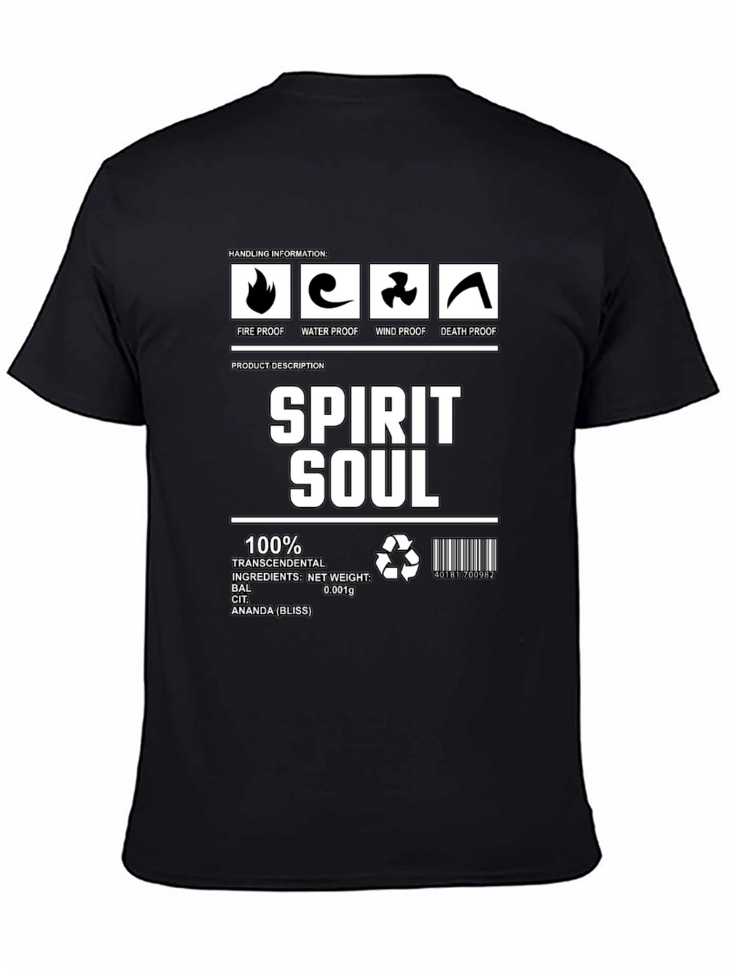 Spirit Soul Funny Graphic T-Shirt