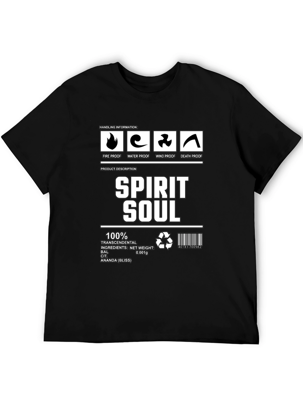 Spirit Soul Funny Graphic T-Shirt