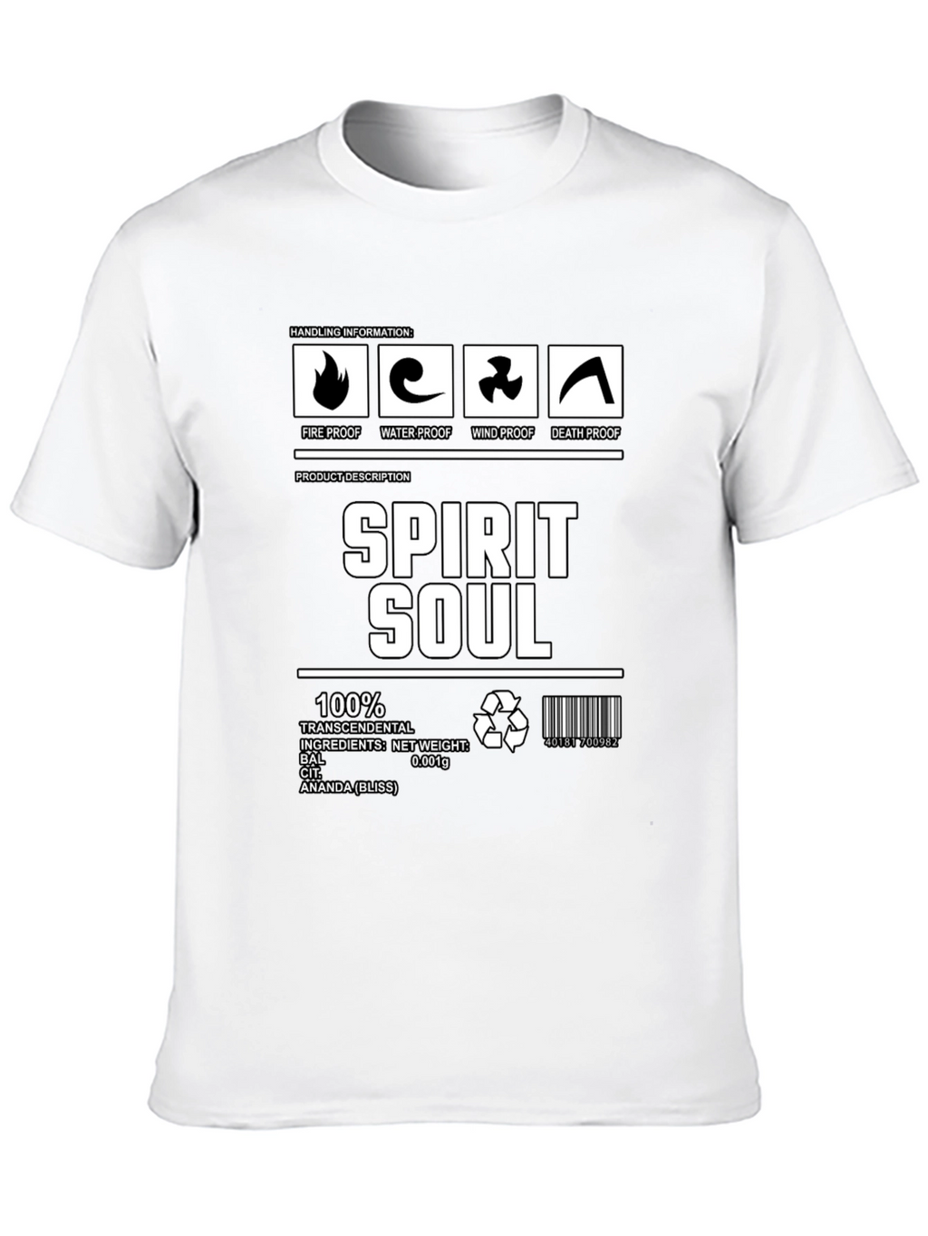 Spirit Soul Funny Graphic T-Shirt