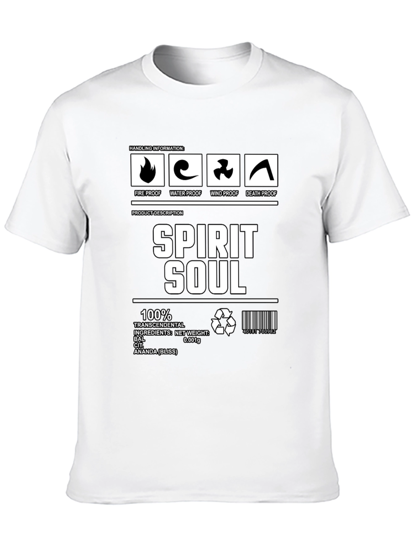 Spirit Soul Funny Graphic T-Shirt