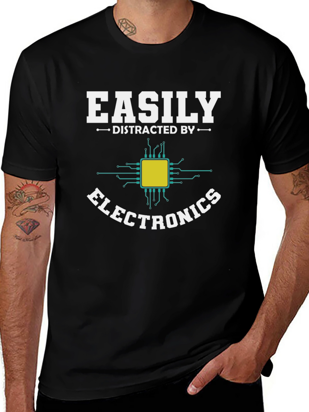 Easily Distracted by Electronics T-Shirt