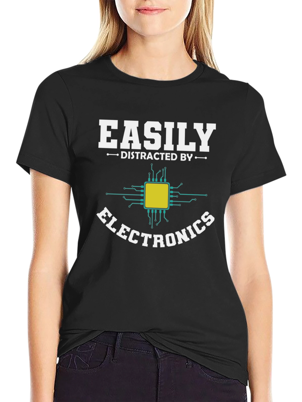 Easily Distracted by Electronics T-Shirt