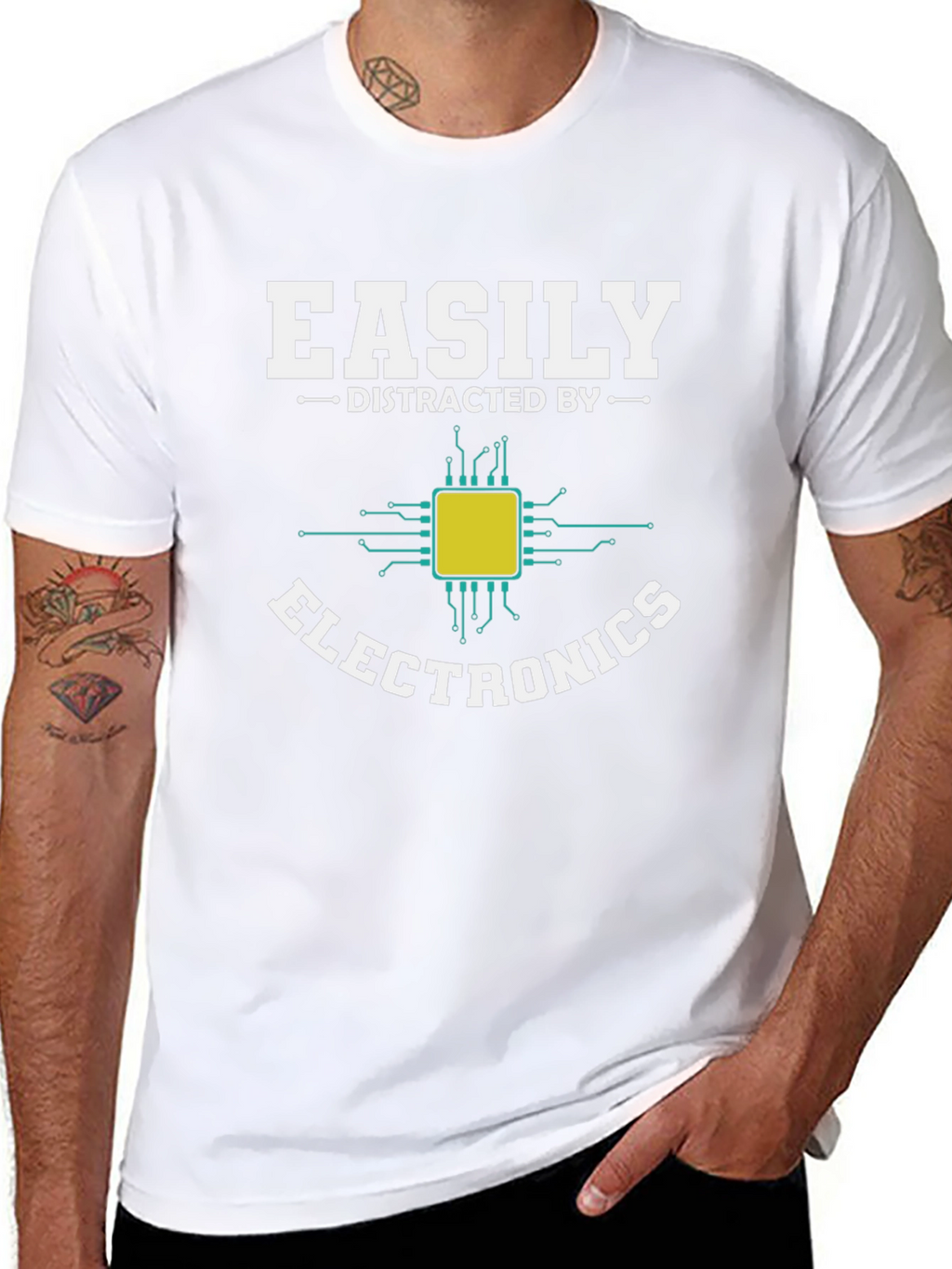 Easily Distracted by Electronics T-Shirt