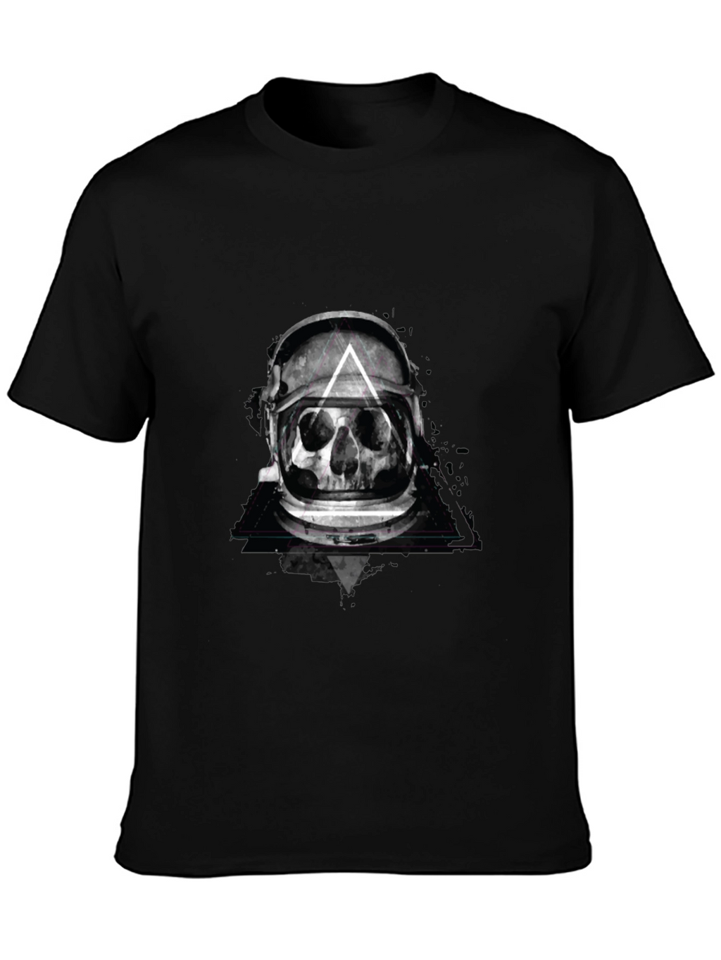 Skull Astronaut Helmet Graphic Tee