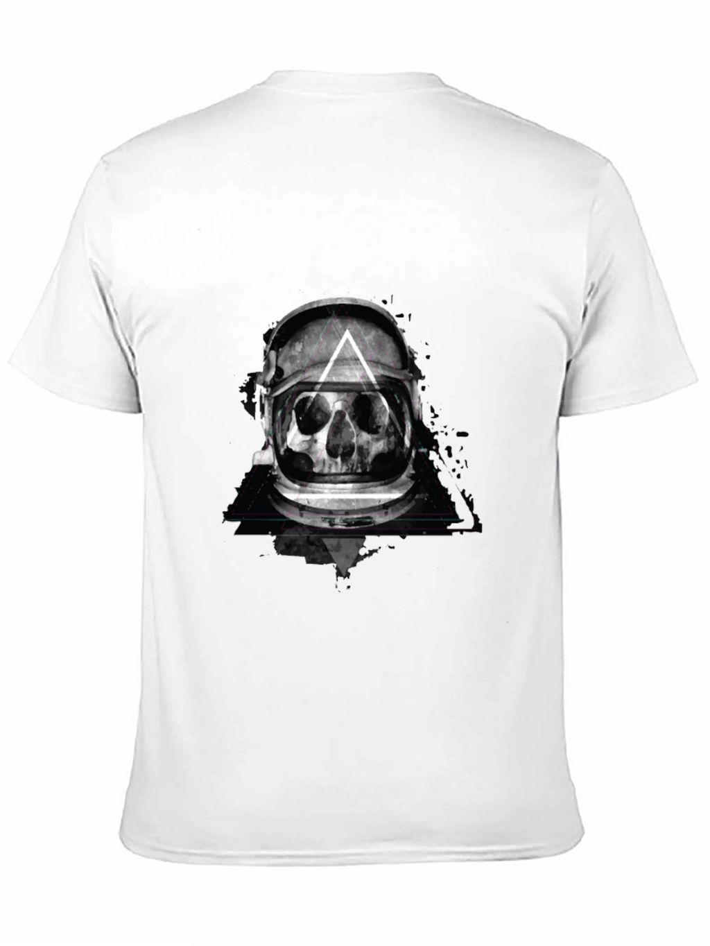 Skull Astronaut Helmet Graphic Tee