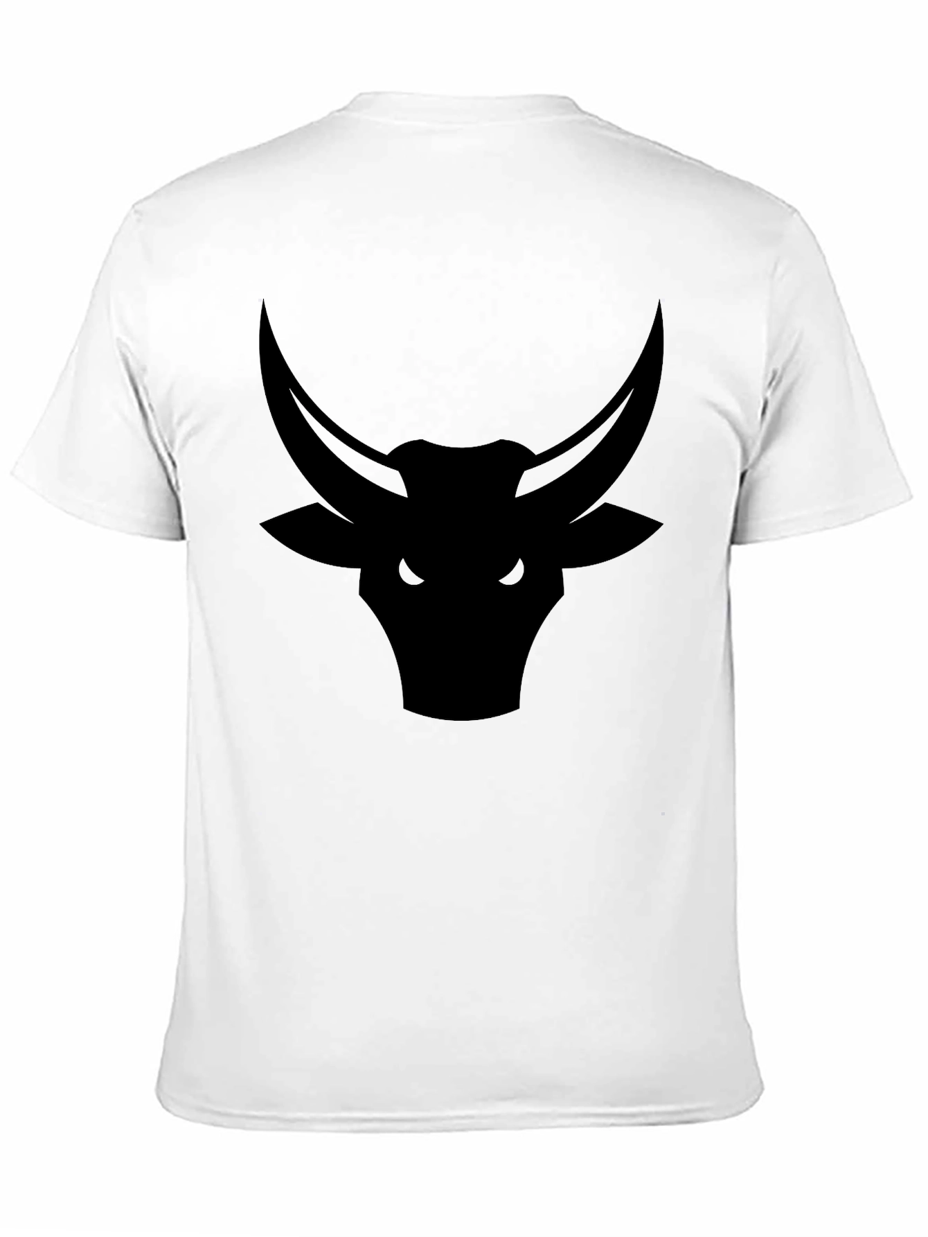 Black Bull Logo T-Shirt - Bold Graphic Tee