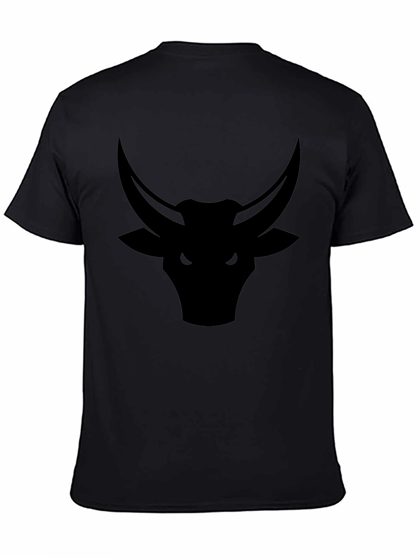 Black Bull Logo T-Shirt - Bold Graphic Tee