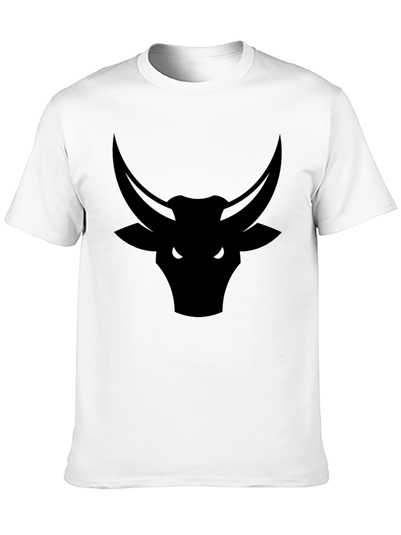 Black Bull Logo T-Shirt - Bold Graphic Tee