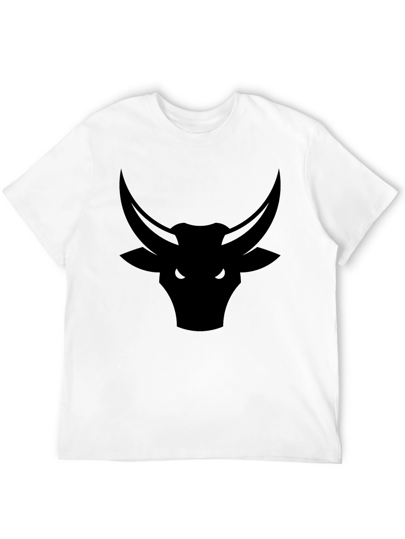 Black Bull Logo T-Shirt - Bold Graphic Tee