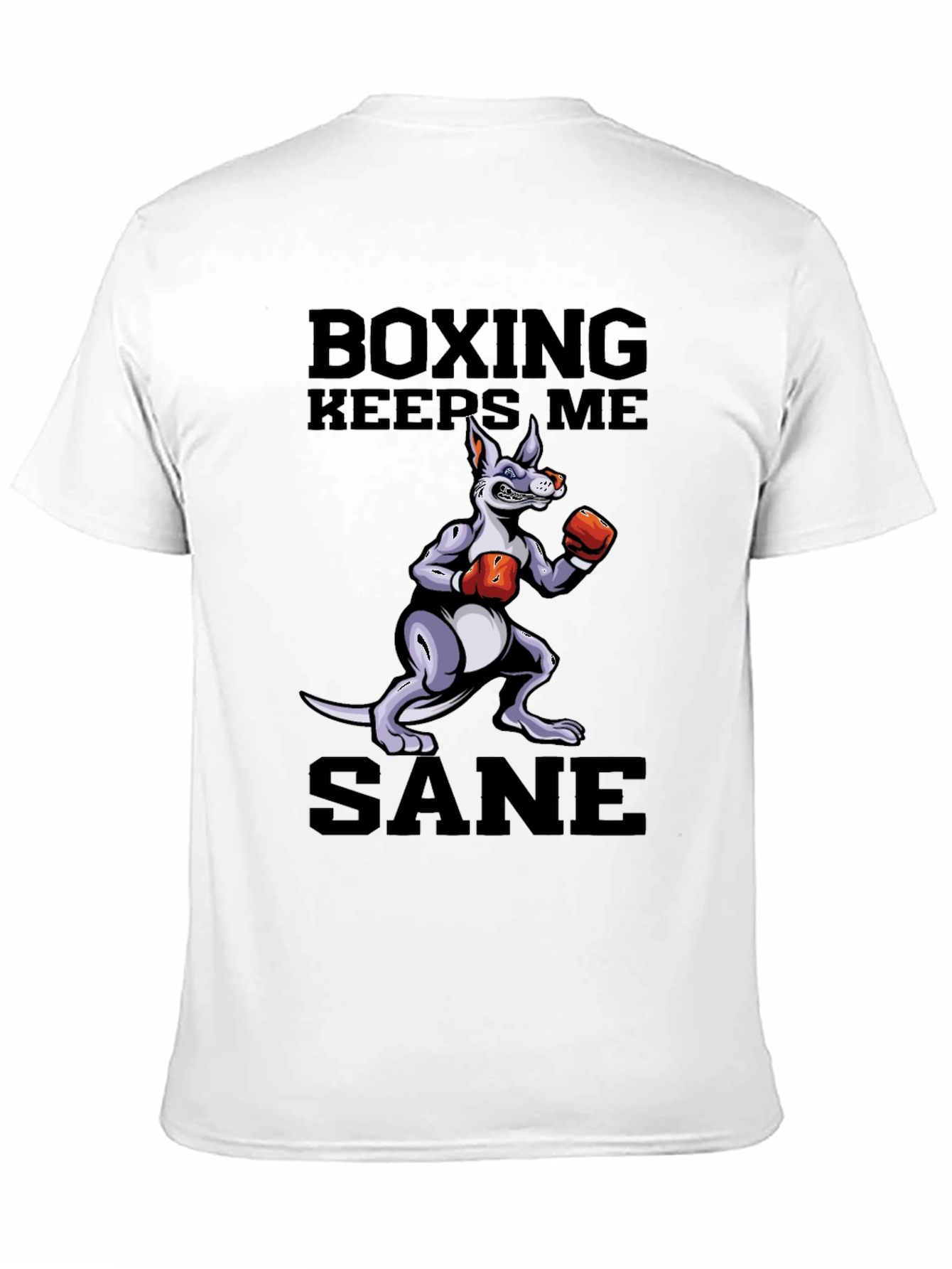 Boxing Kangaroo Graphic T-Shirt - Keep Me Sane