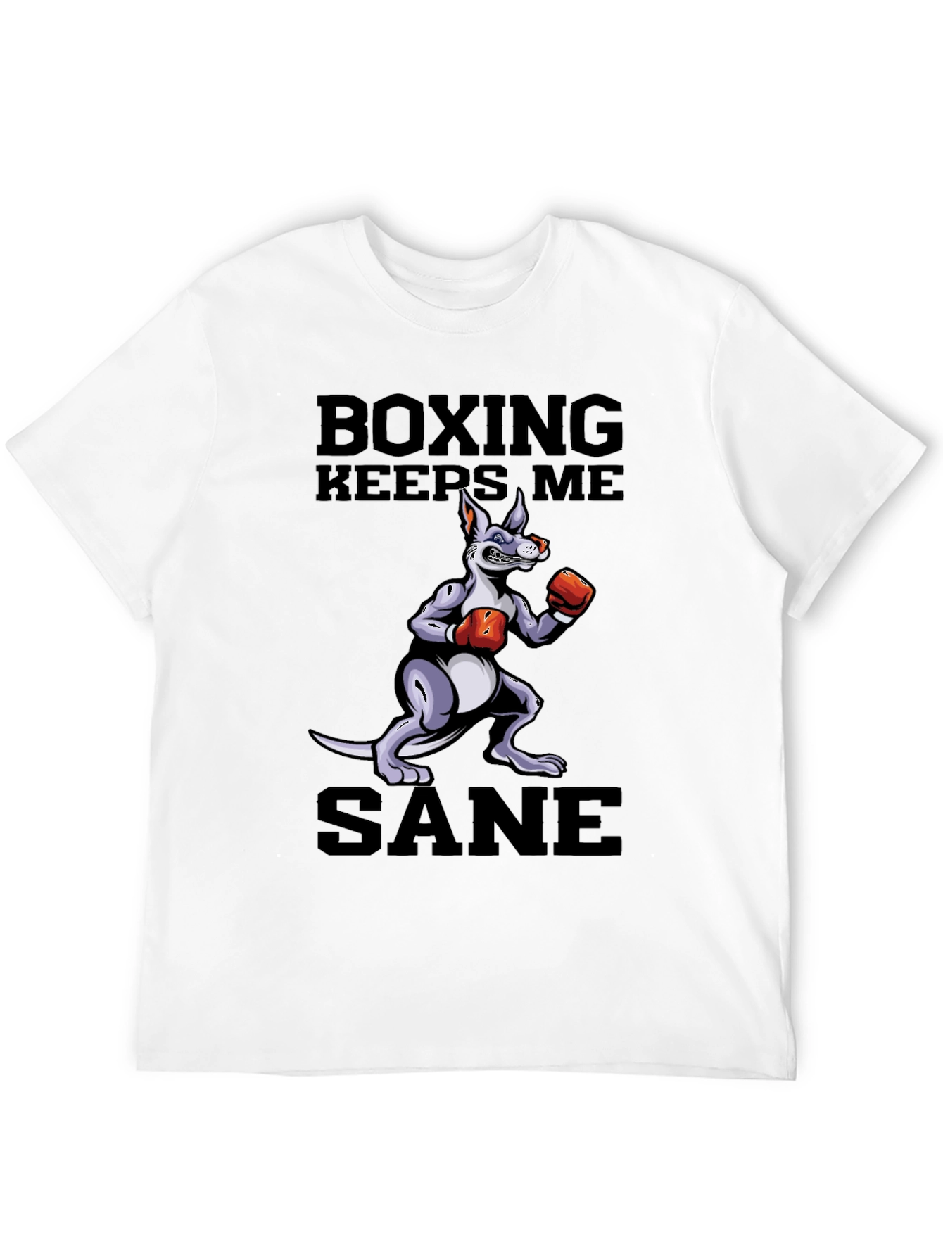 Boxing Kangaroo Graphic T-Shirt - Keep Me Sane