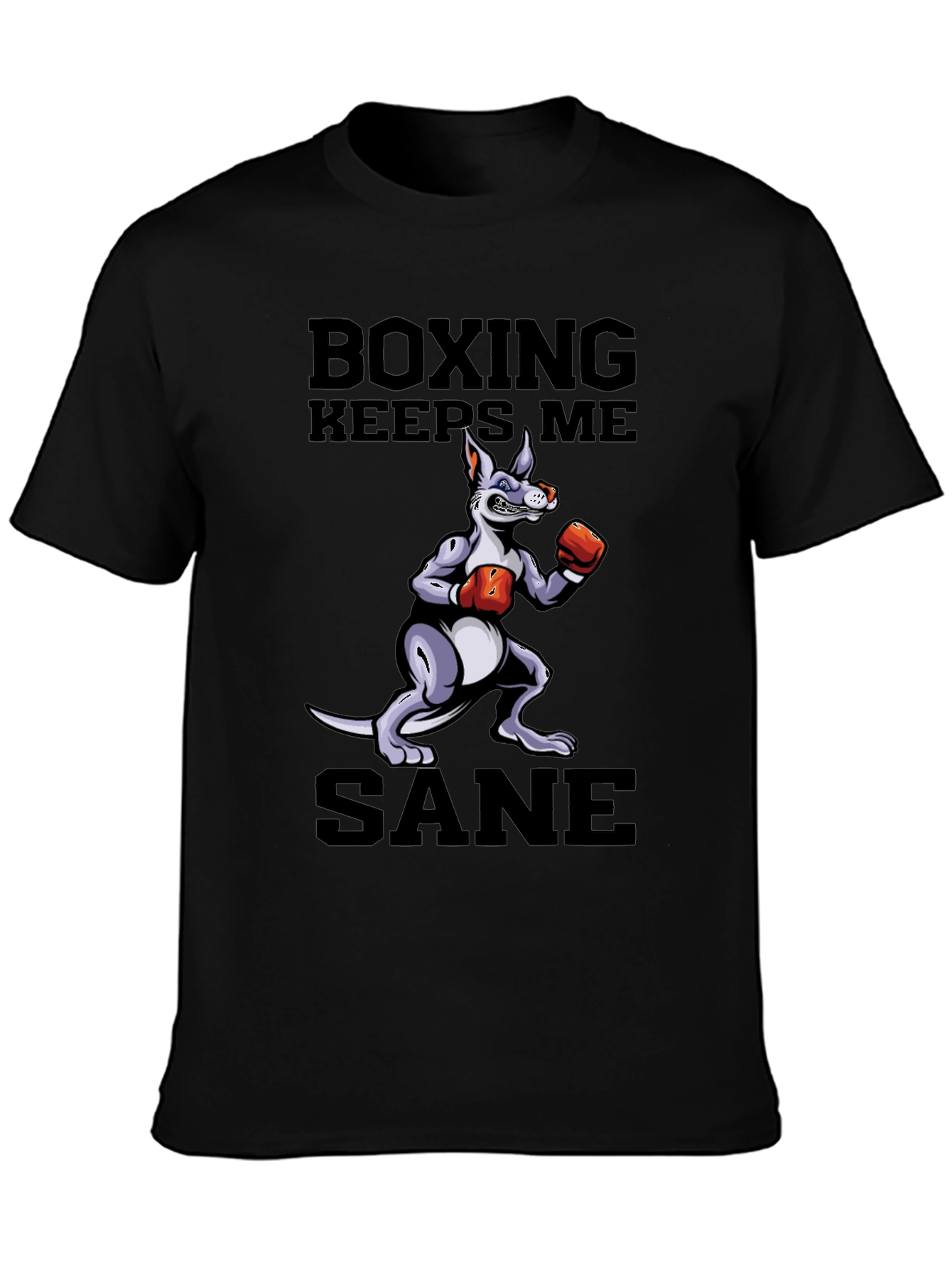 Boxing Kangaroo Graphic T-Shirt - Keep Me Sane