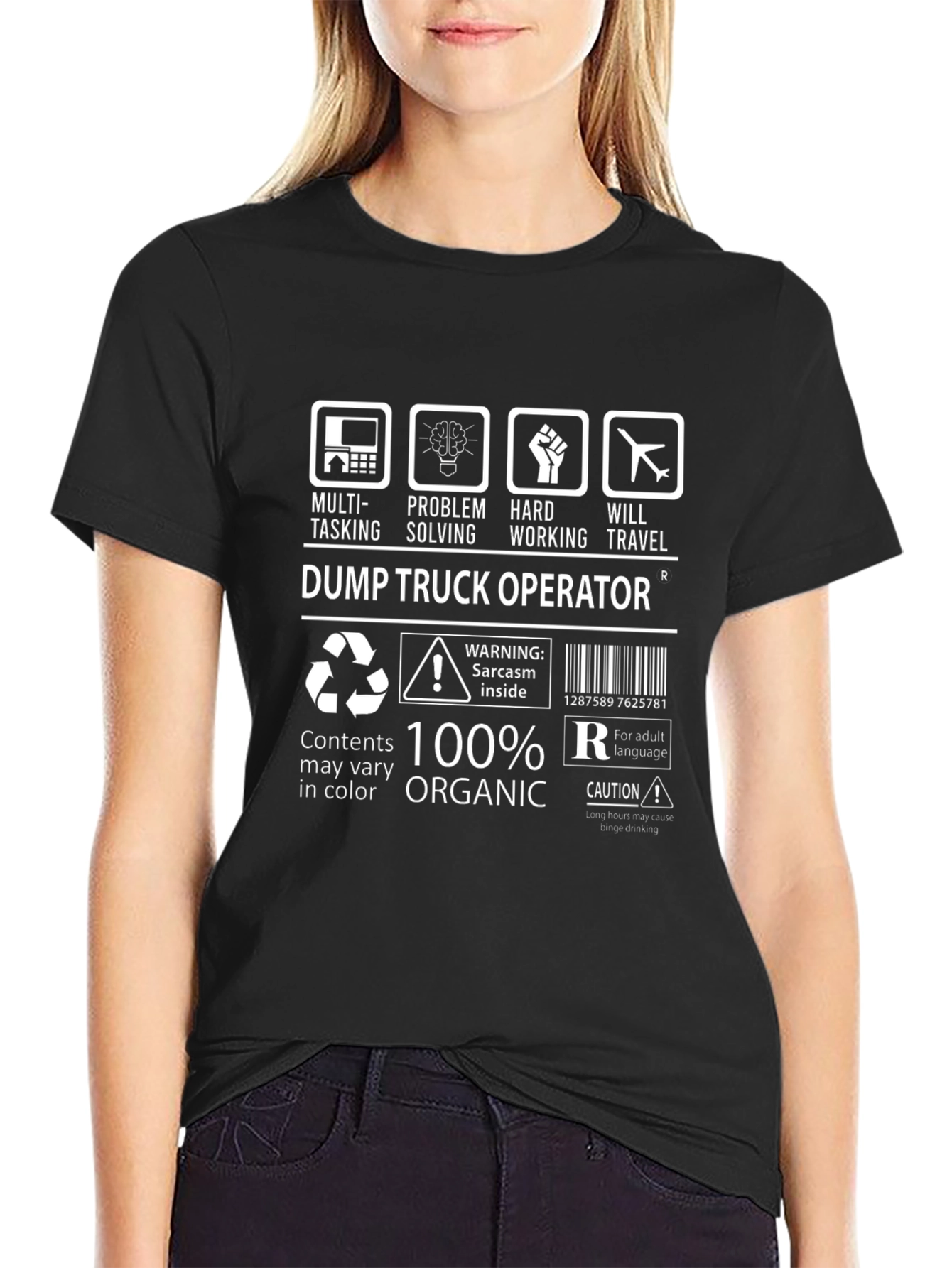 Dump Truck Operator T-Shirt - Organic Cotton