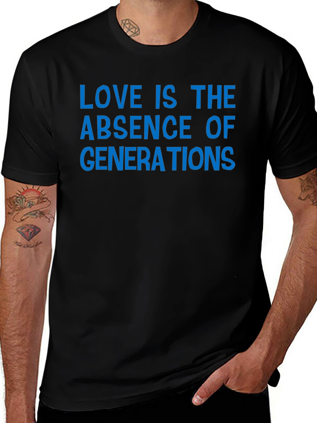 Love Absence Generations Blue Graphic Tee