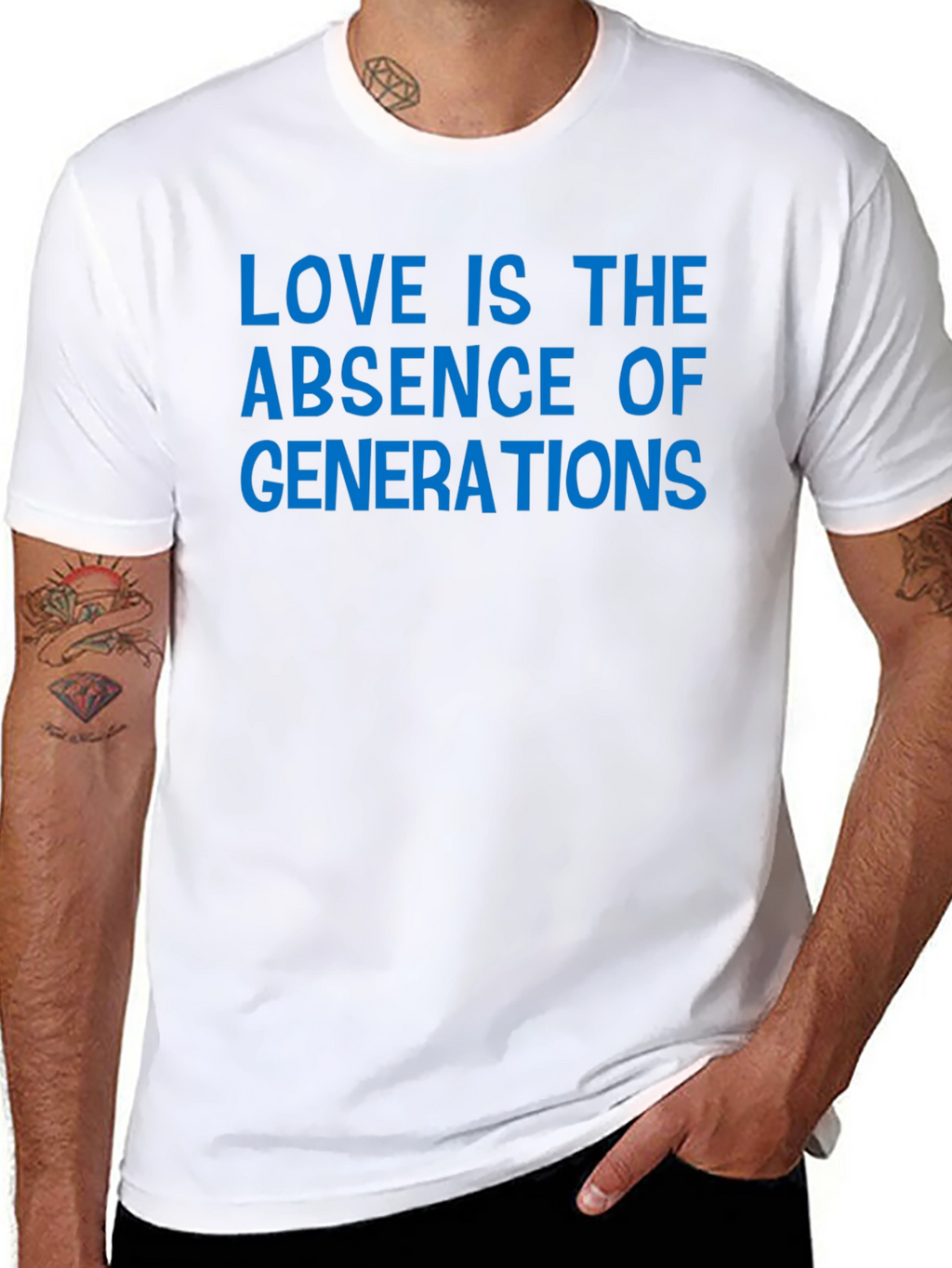 Love Absence Generations Blue Graphic Tee