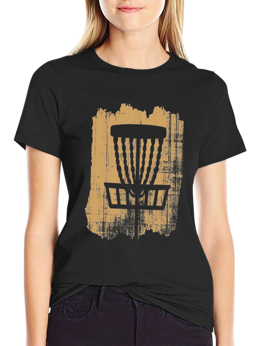 Disc Golf Basket Graphic Tee