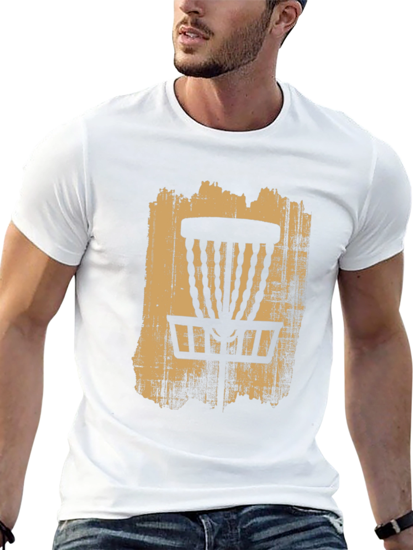 Disc Golf Basket Graphic Tee
