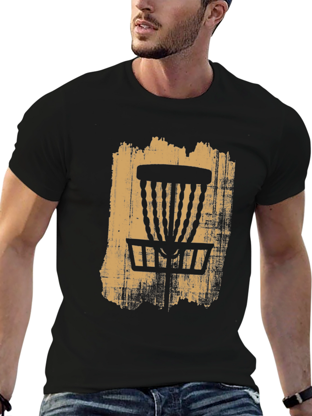 Disc Golf Basket Graphic Tee