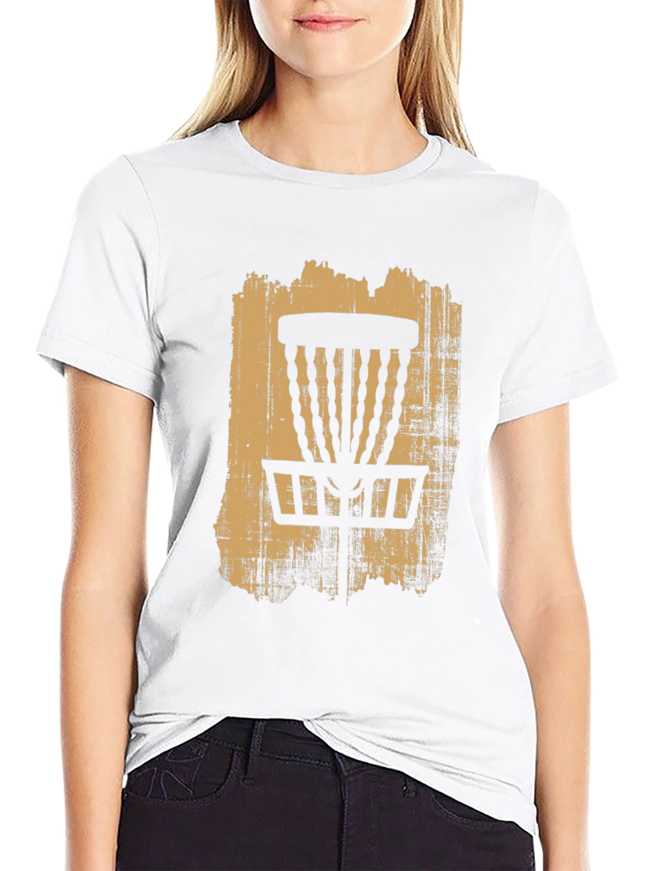 Disc Golf Basket Graphic Tee