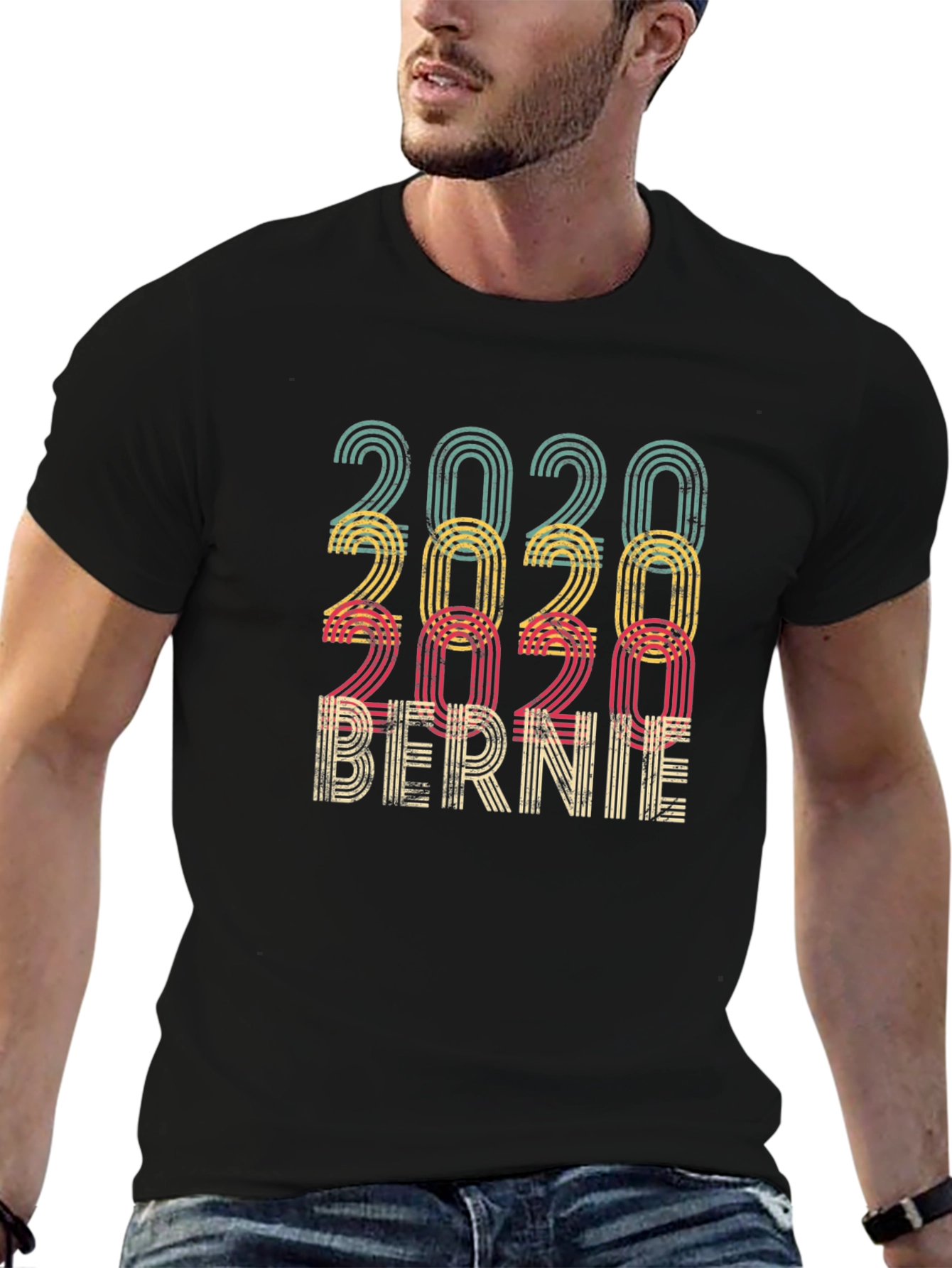Bernie 2020 Retro Style T-Shirt