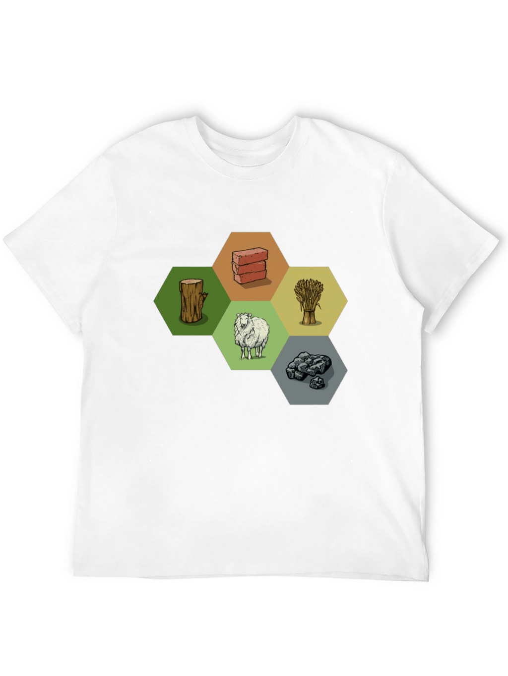 Catan Resources T-Shirt - Board Game Tee