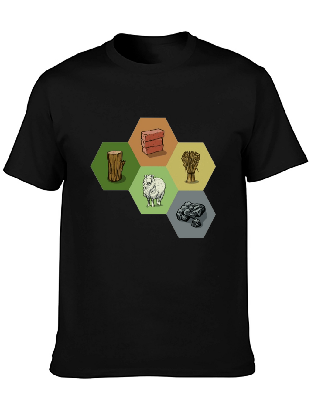 Catan Resources T-Shirt - Board Game Tee