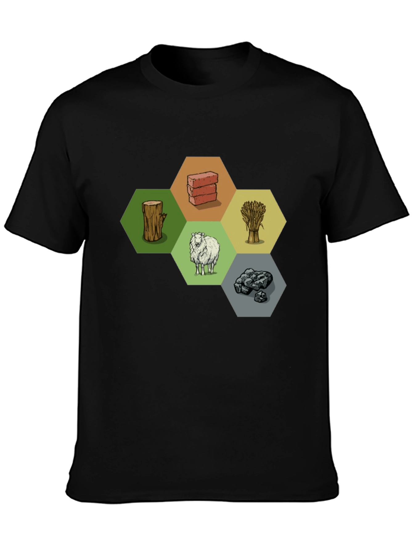 Catan Resources T-Shirt - Board Game Tee