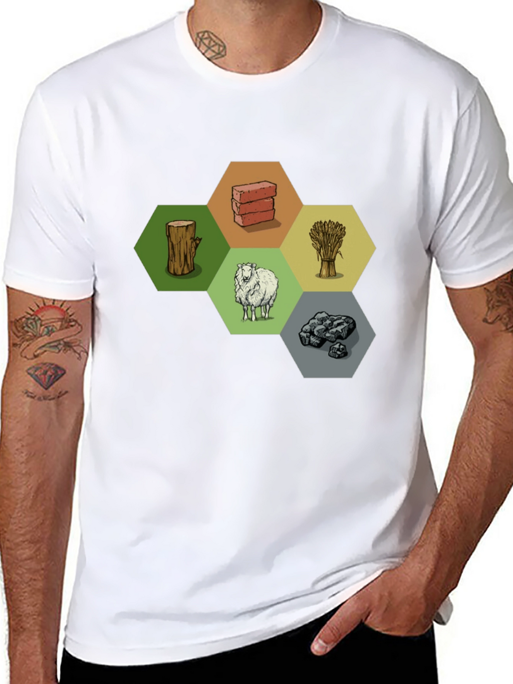 Catan Resources T-Shirt - Board Game Tee