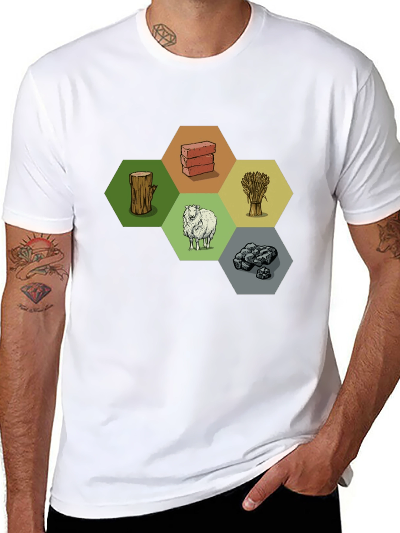 Catan Resources T-Shirt - Board Game Tee