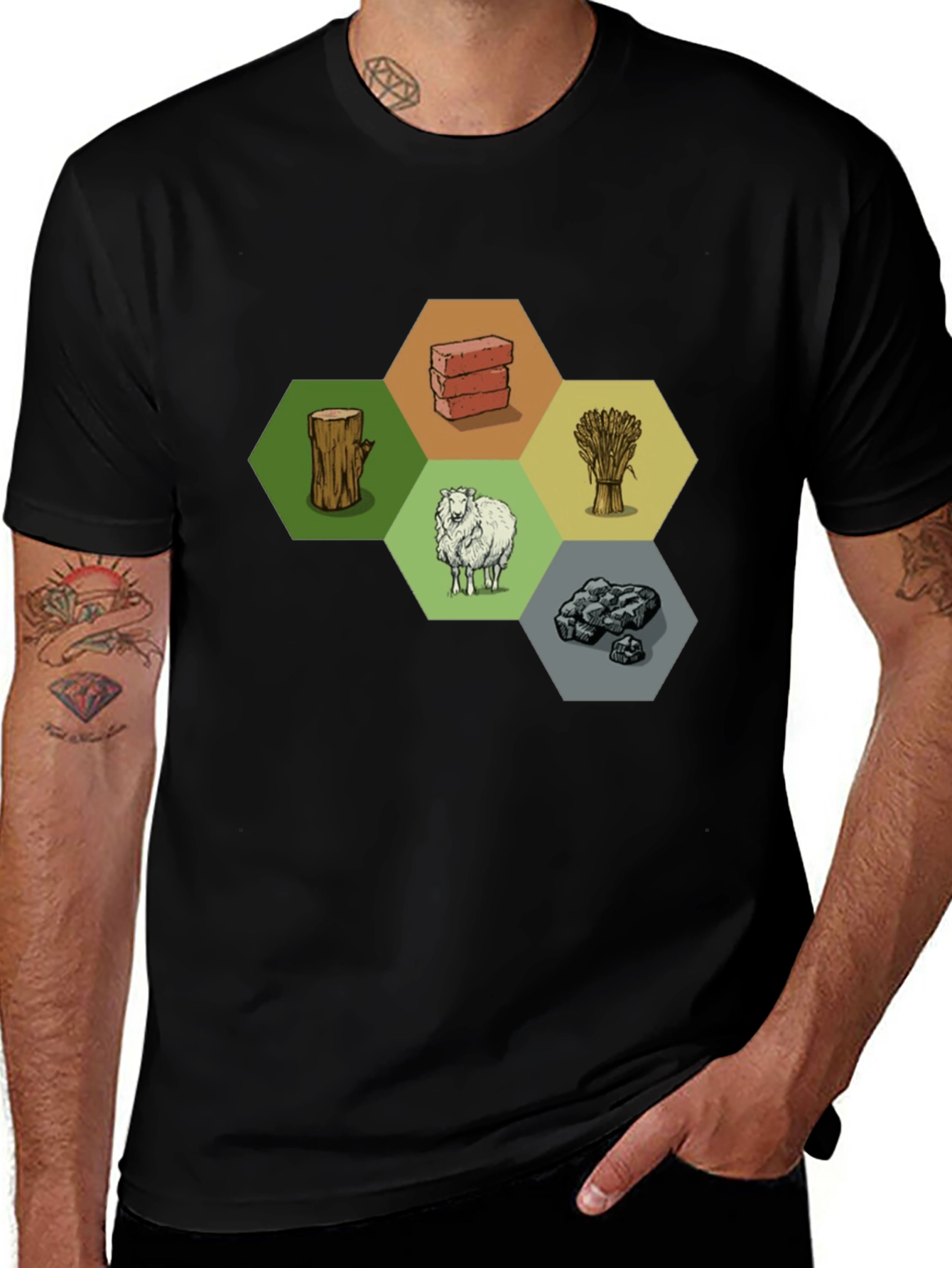 Catan Resources T-Shirt - Board Game Tee