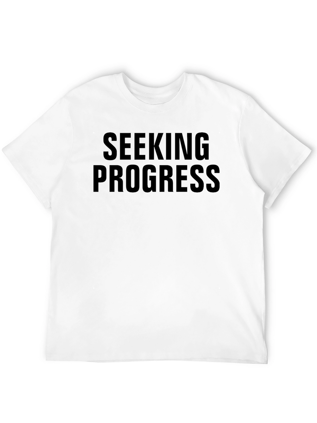 Seeking Progress Graphic Tee - Black