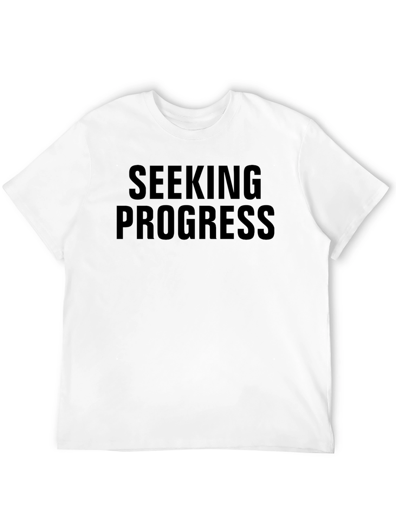 Seeking Progress Graphic Tee - Black