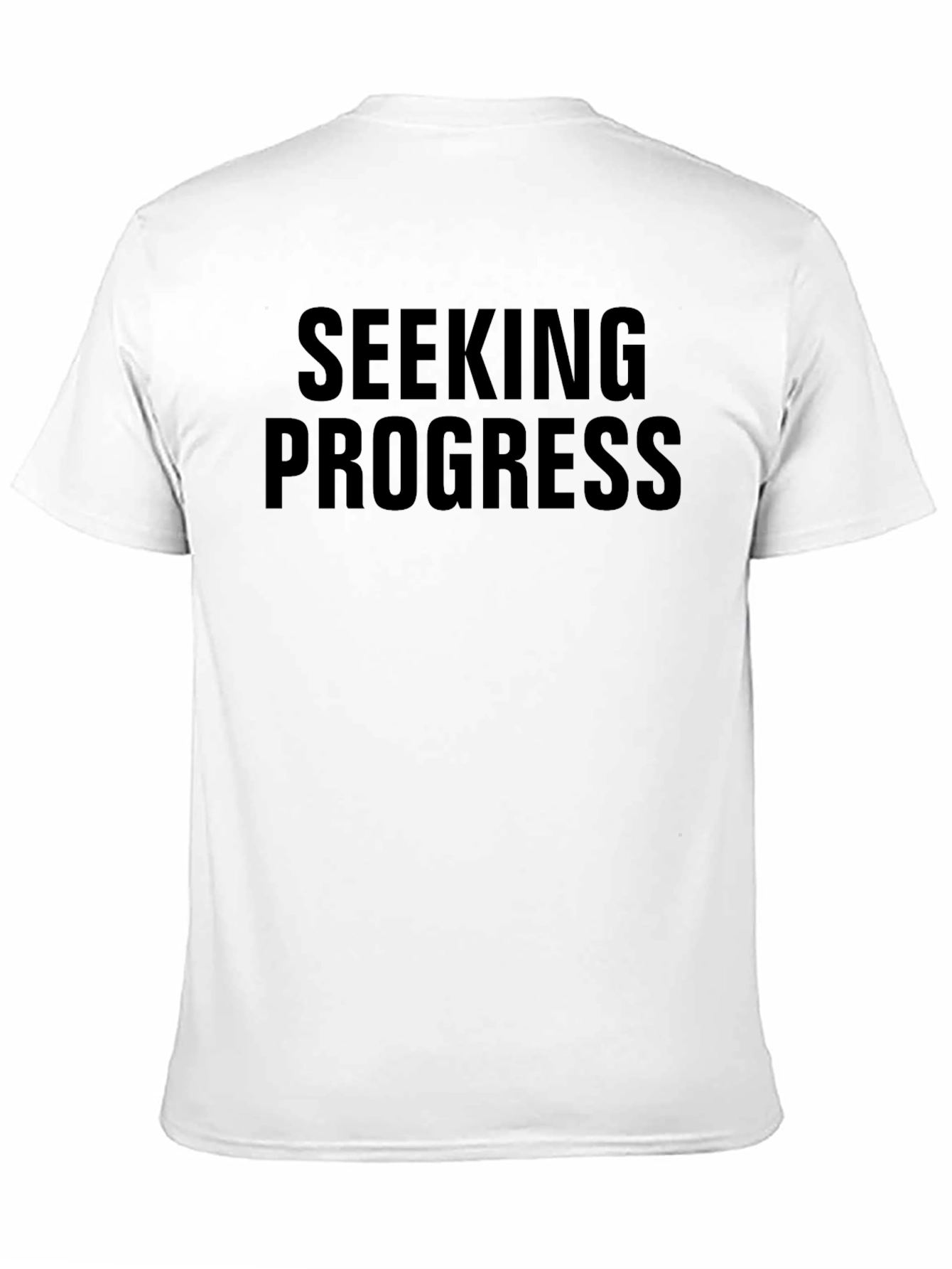 Seeking Progress Graphic Tee - Black