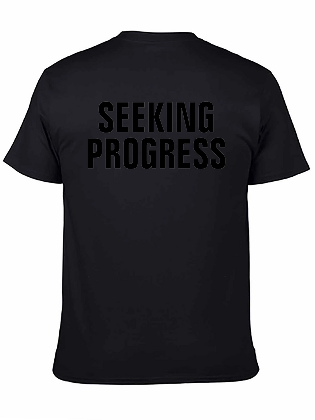 Seeking Progress Graphic Tee - Black