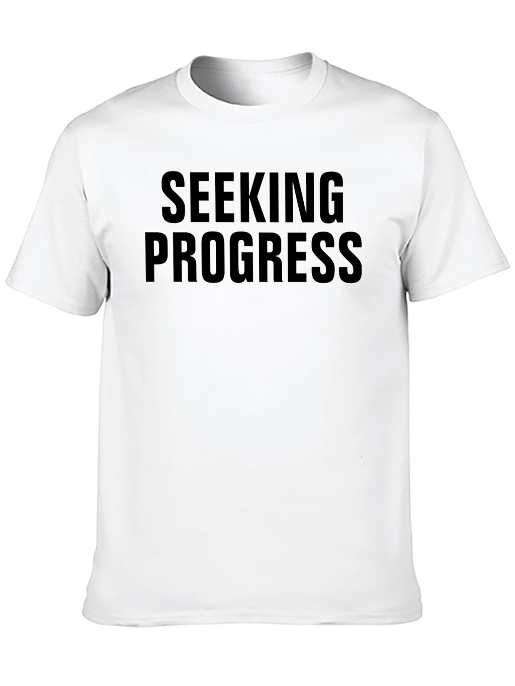Seeking Progress Graphic Tee - Black