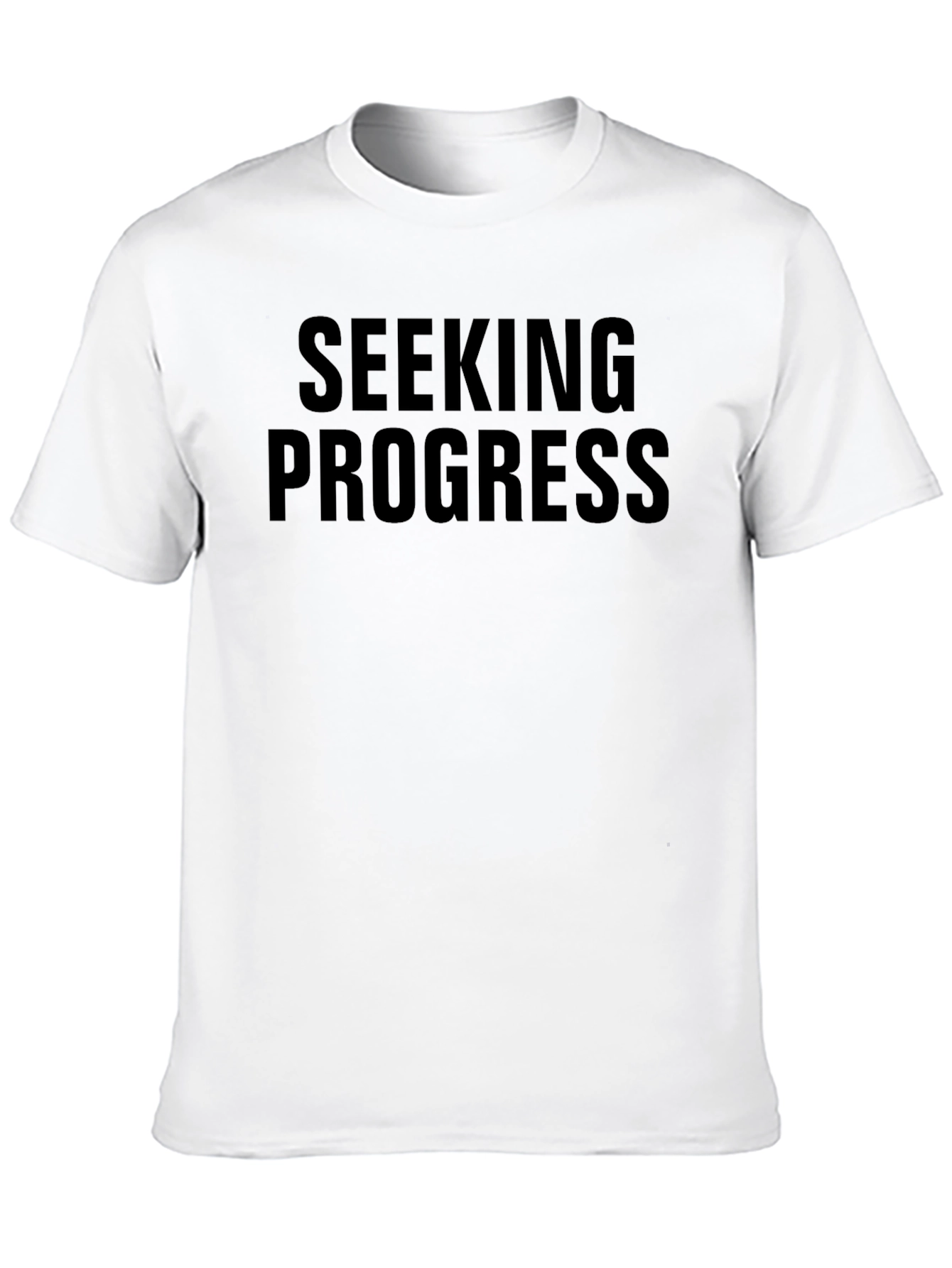 Seeking Progress Graphic Tee - Black