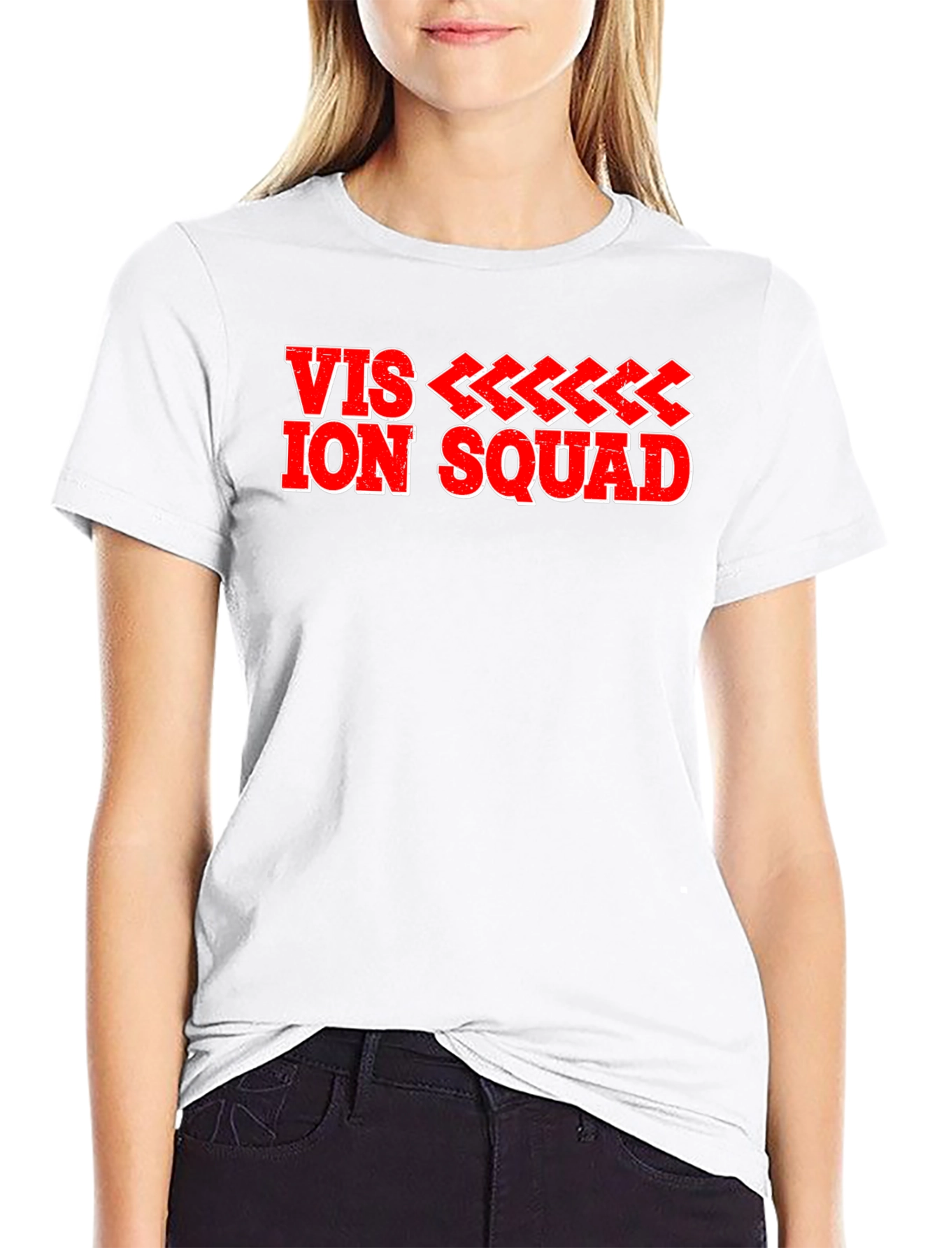 Vision Squad Graphic Tee - Cool Black Shirt