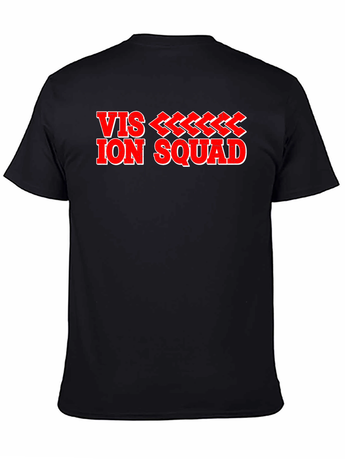 Vision Squad Graphic Tee - Cool Black Shirt