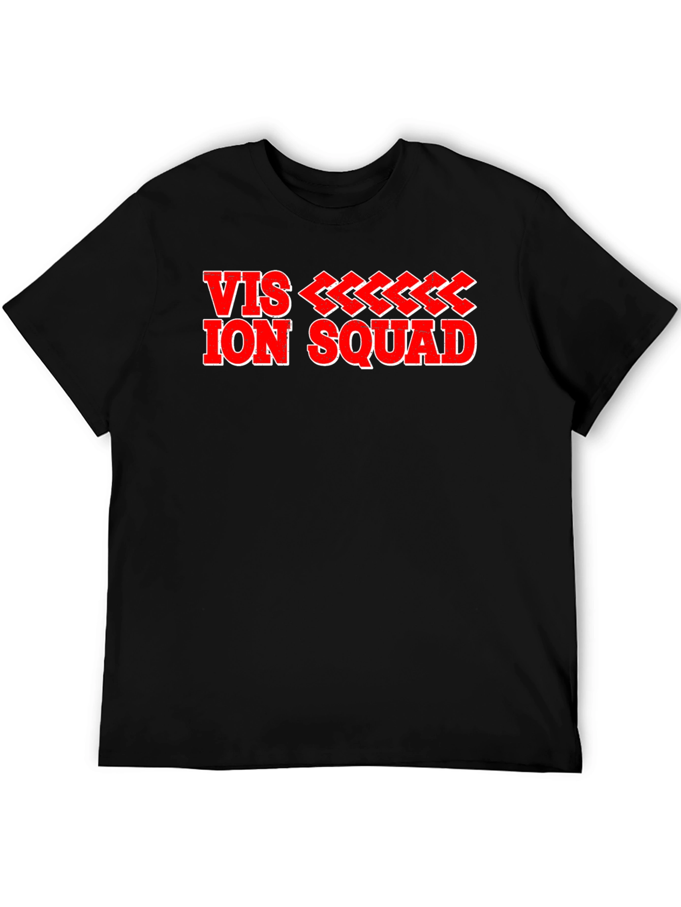 Vision Squad Graphic Tee - Cool Black Shirt