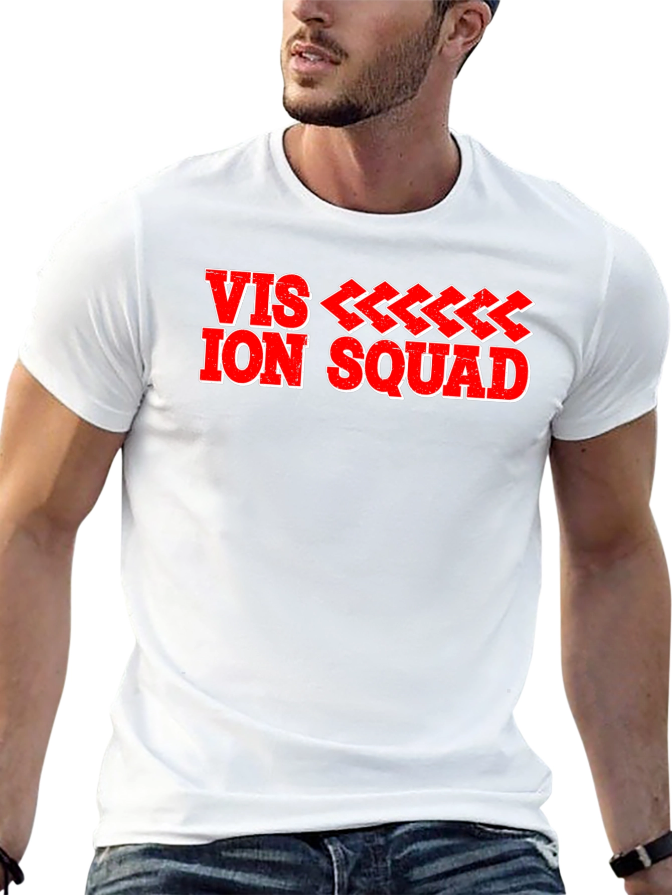 Vision Squad Graphic Tee - Cool Black Shirt