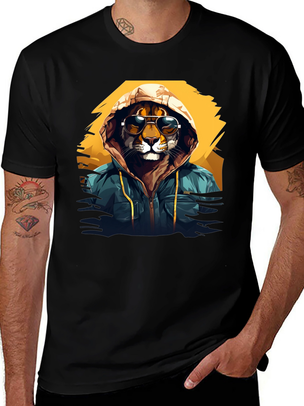 Cool Cat Graphic Tee