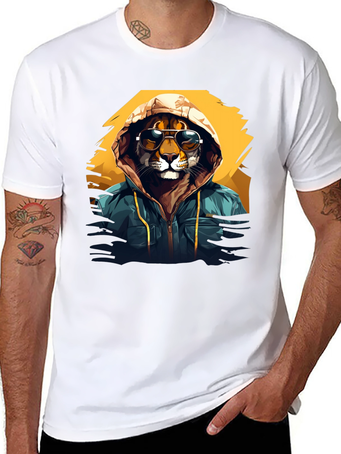 Cool Cat Graphic Tee