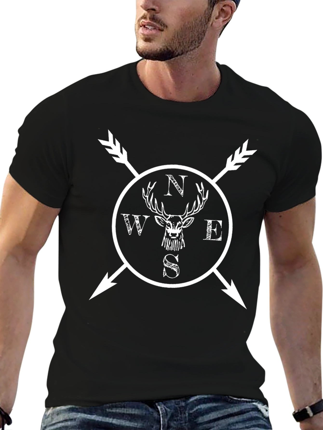 Deer Compass Arrow T-Shirt