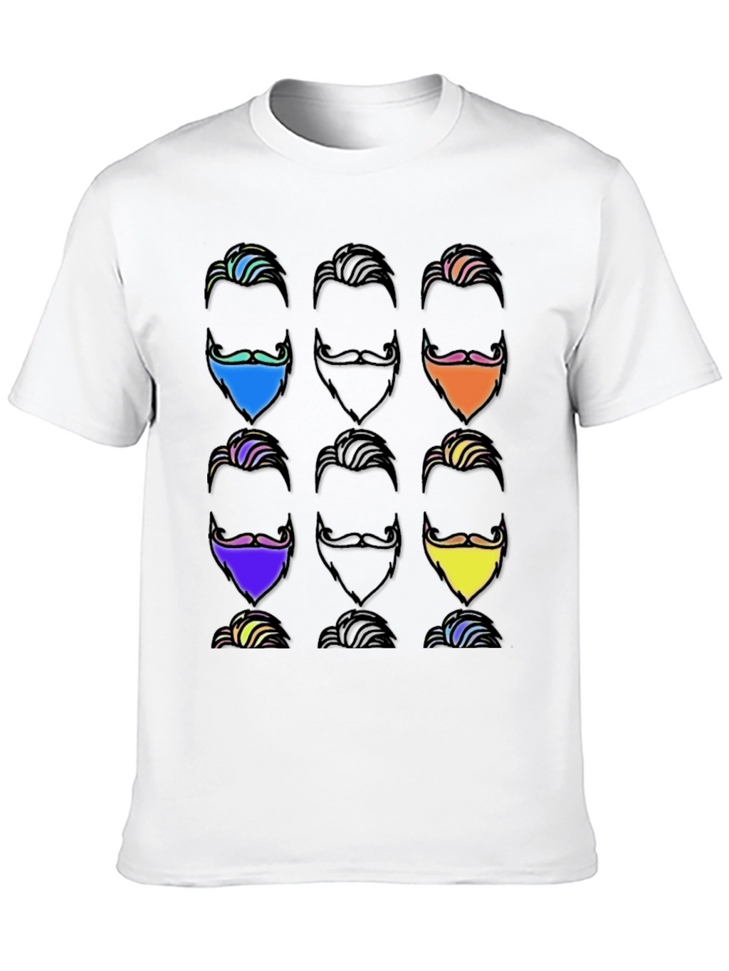 Cool Beard T-Shirt - Funky Hipster Style
