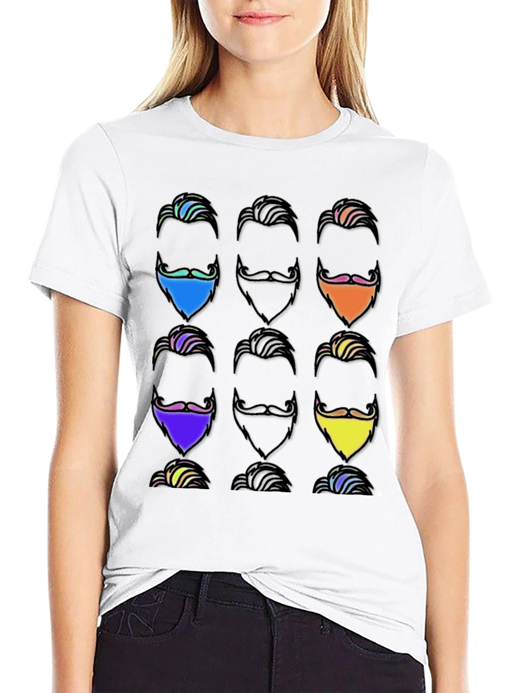 Cool Beard T-Shirt - Funky Hipster Style