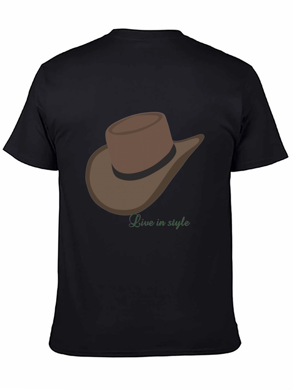Cowboy Hat T-Shirt - Live in Style