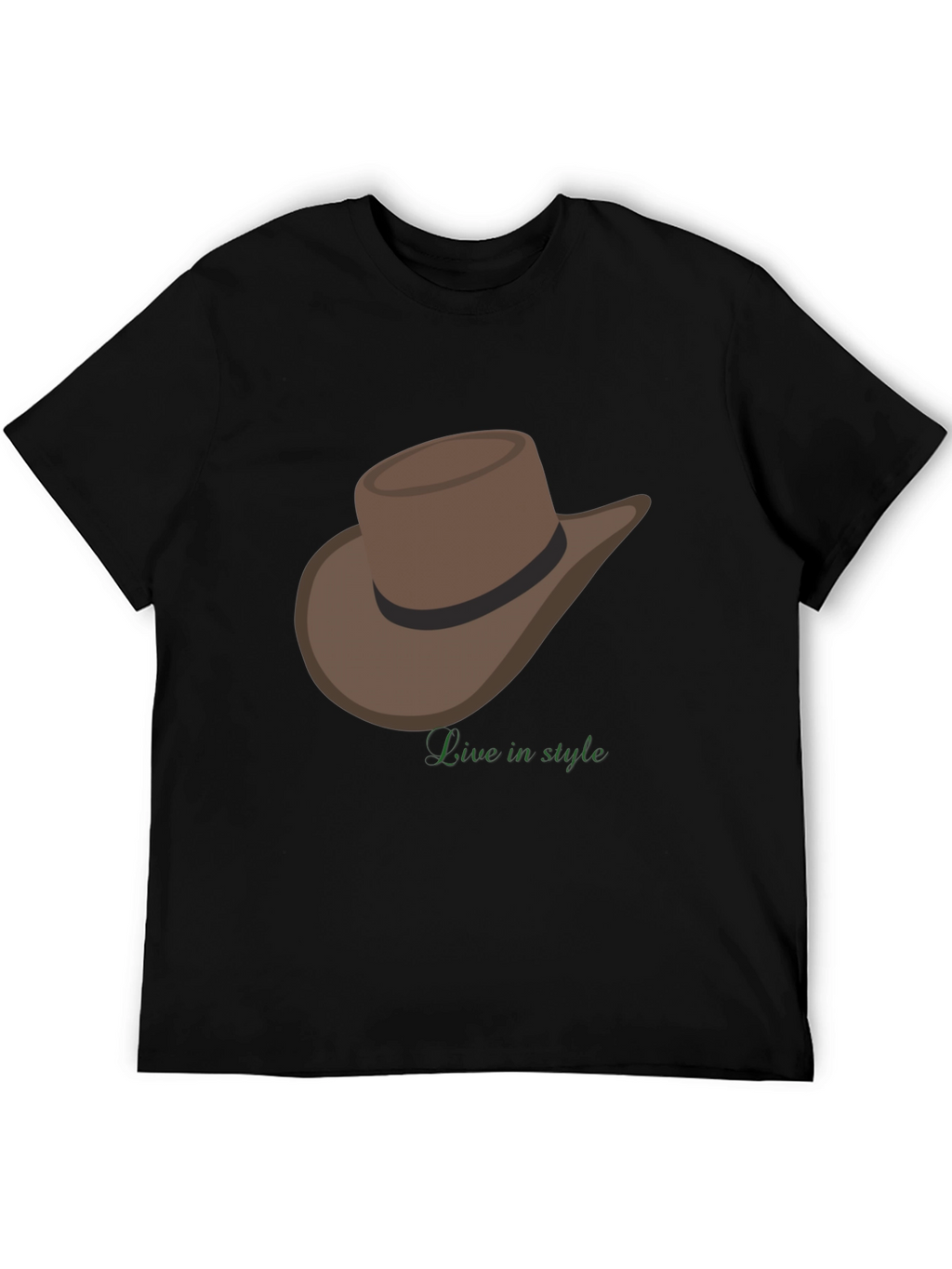 Cowboy Hat T-Shirt - Live in Style