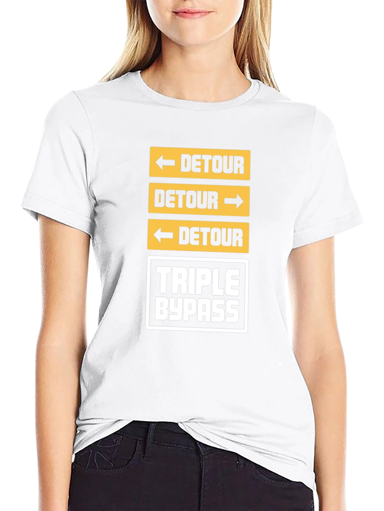 Detour & Triple Bypass Graphic T-Shirt - Black