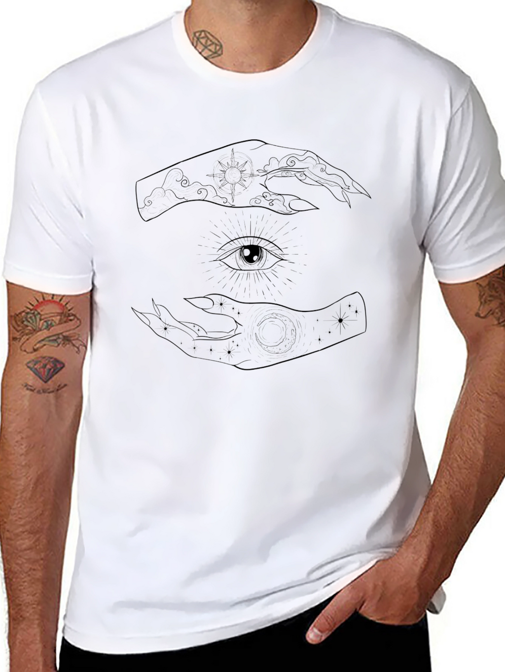 Mystic Eye Graphic Tee - Black T-Shirt